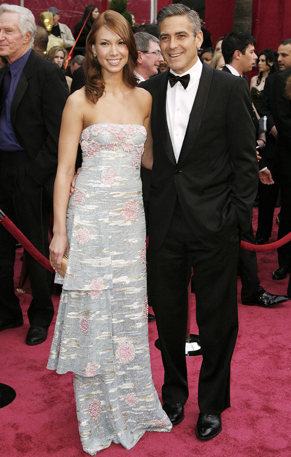 Sarah Larson with George Clooney