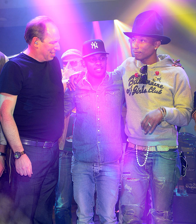 Hans Zimmer, Kendrick Lamar and Pharrell Williams