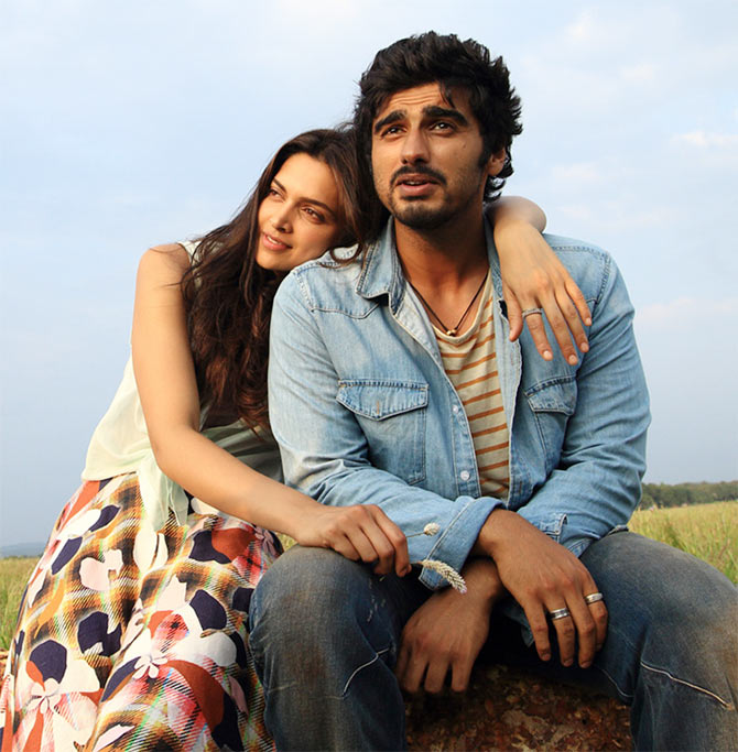 Deepika Padukone and Arjun Kapoor in Finding Fanny
