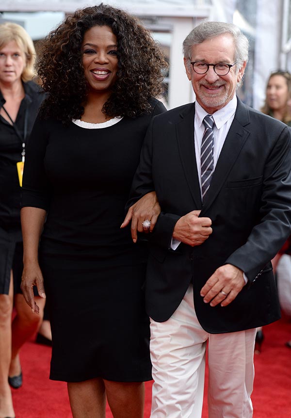Oprah Winfrey and Steven Spielberg 