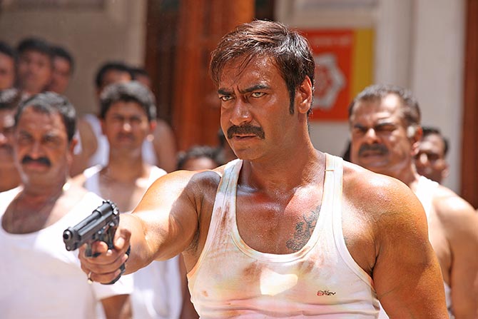 Ajay Devgn in Singham Returns