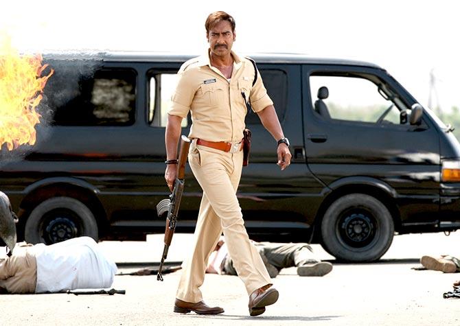 Ajay Devgn in Singham Returns