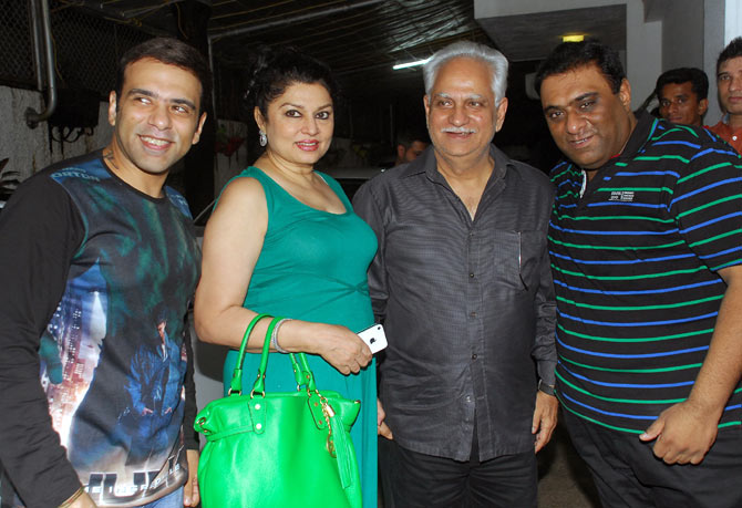 Ramesh Sippy and Kiran Juneja with Sajid-Farhad.
