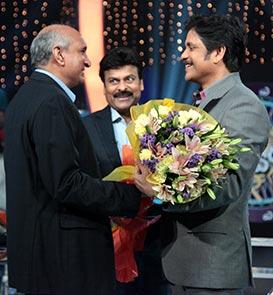 Chiranjeevi and Nagarjuna Akkineni 