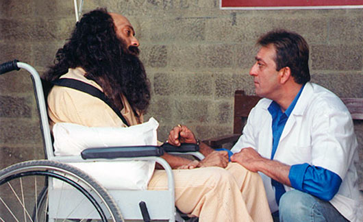 'Affection can heal' forms the core of Munnabhai MBBS.
