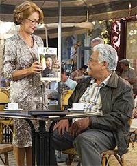 Helen Mirren and Om Puri in The Hundred-Foot Journey