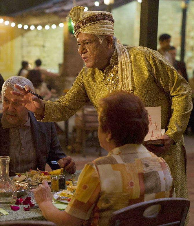 Om Puri in The Hundred Foot Journey.