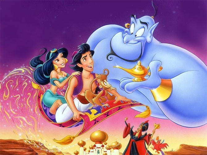 A scene from Aladdin