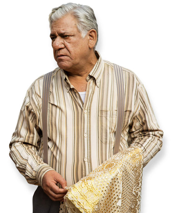Om Puri in The Hundred-Foot Journey.