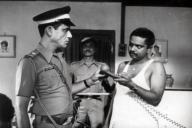 Om Puri and Sadashiv Amrapurkar in Govind Nihalani's Ardh Satya.