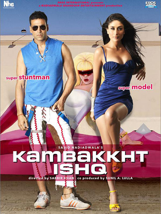 Moive poster of Kambakkht Ishq