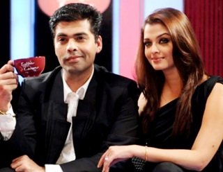 Karan Johar and Aishwarya Rai Bachchan