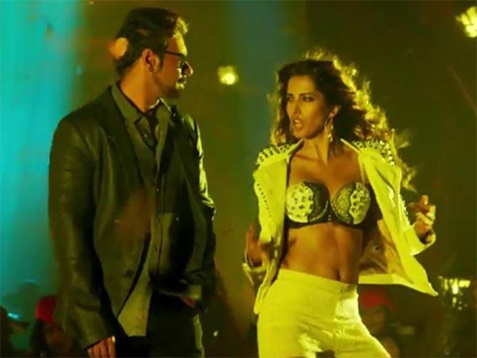 Ajay Devgn and Manasvi Mamgai in Action Jackson