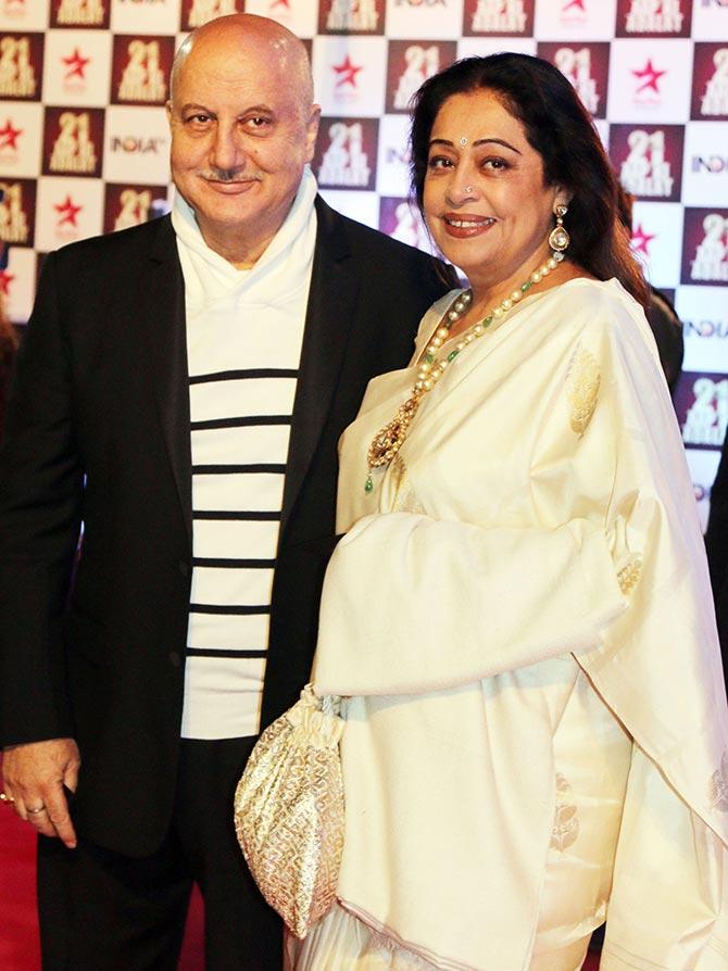 Anupam and Kirron Kher