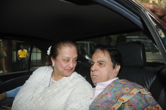 Saira Banu and Dilip Kumar