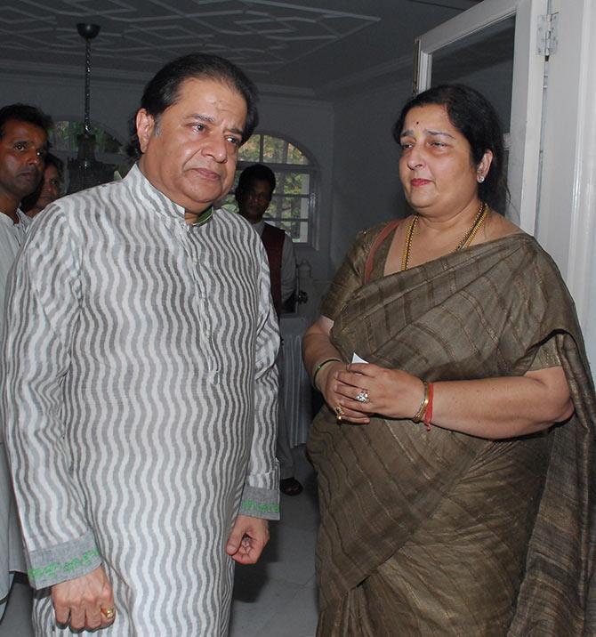 Anup Jalota and Anuradha Paudwal