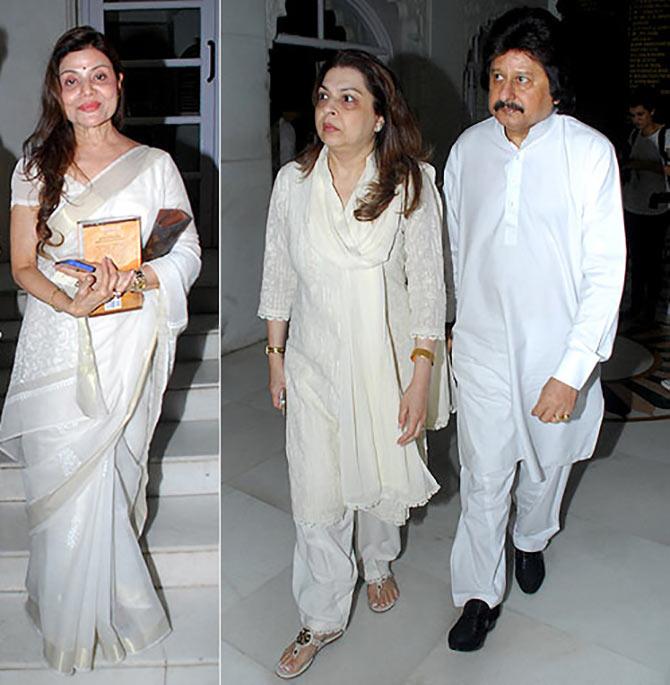 Sapna Mukherjee, Pankaj Udhas and wife Farida