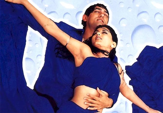 Aamir Khan and Sonali Bendre in Sarfarosh