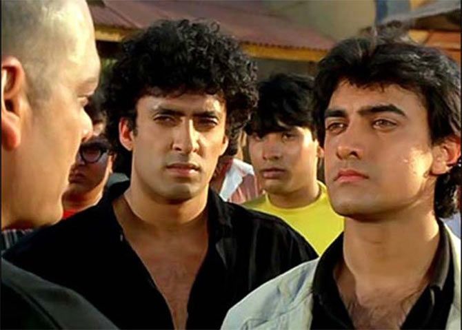 Mamik and Aamir Khan in Jo Jeeta Wohi Sikander