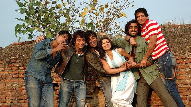 A still from Rang De Basanti