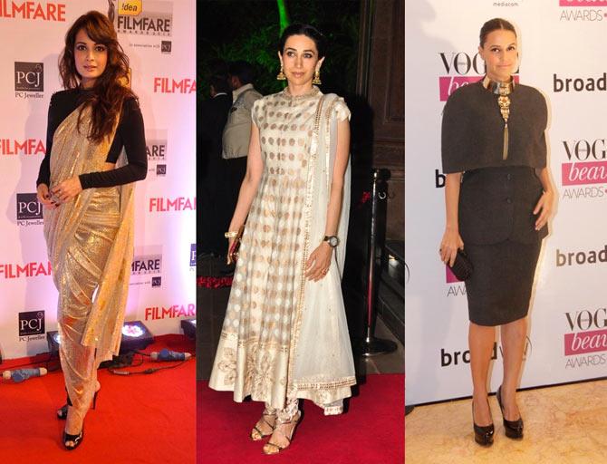 Dia Mirza, Karisma Kapoor and Neha Dhupia