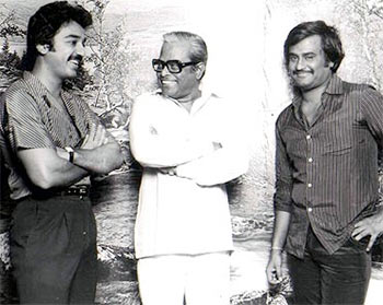 Kamal Haasan, K Balachander and Rajinikanth