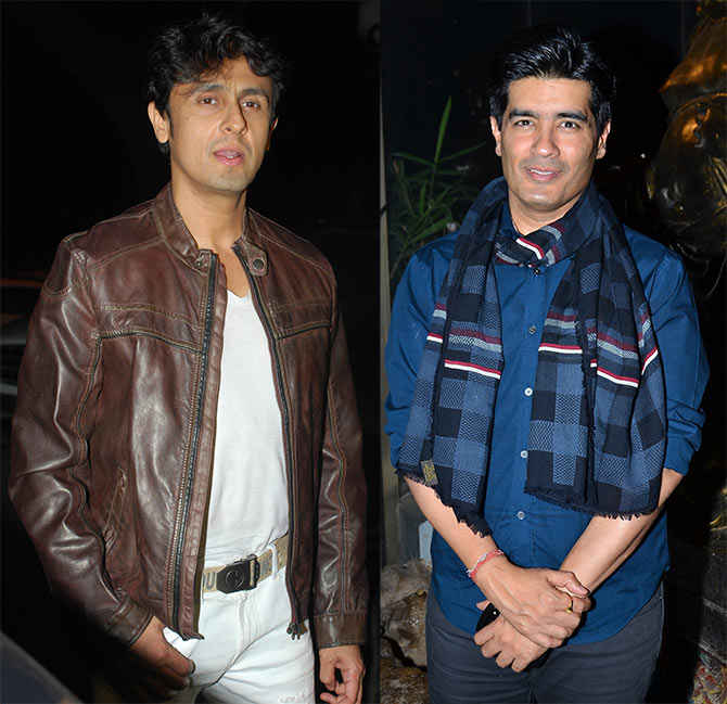 Sonu Nigam, Manish Malhotra