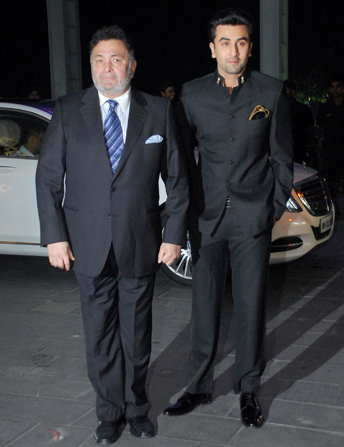 Rishi Kapoor and Ranbir Kapoor