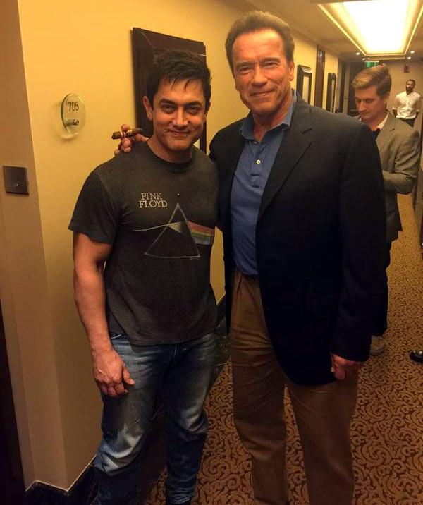 Aamir Khan and Arnold Schwazenegger