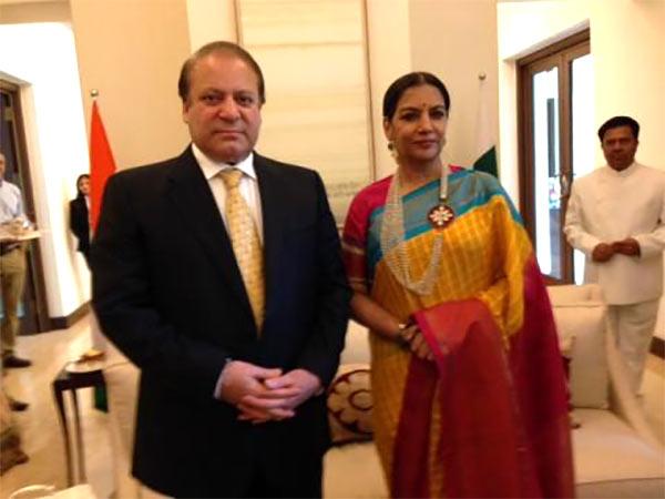 Nawaz Sharif and Shabana Azmi