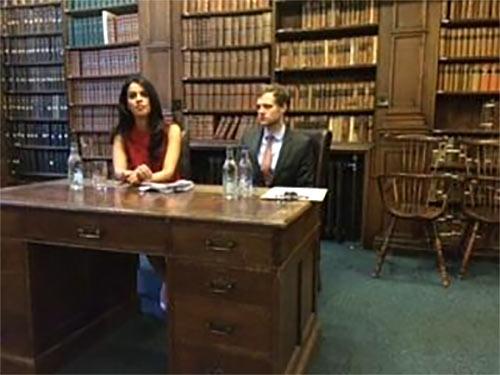 Mallika Sherawat at Oxford University