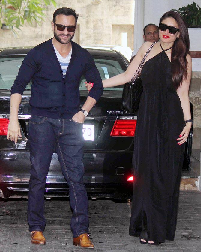 Saif Ali Khan and Kareena Kapoor