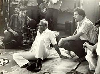 K Balachander with Suresh Krissna