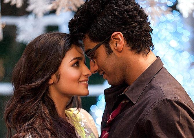 Alia Bhatt and Arjun Kapoor in 2 States