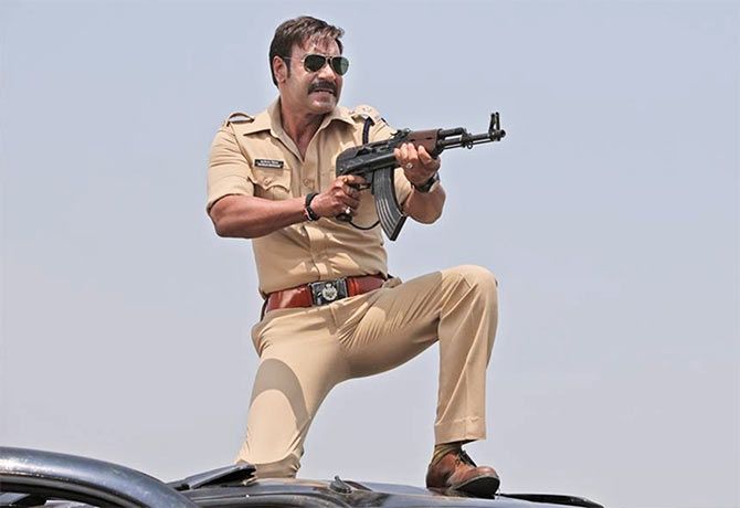Ajay Devgn in Singham Returns