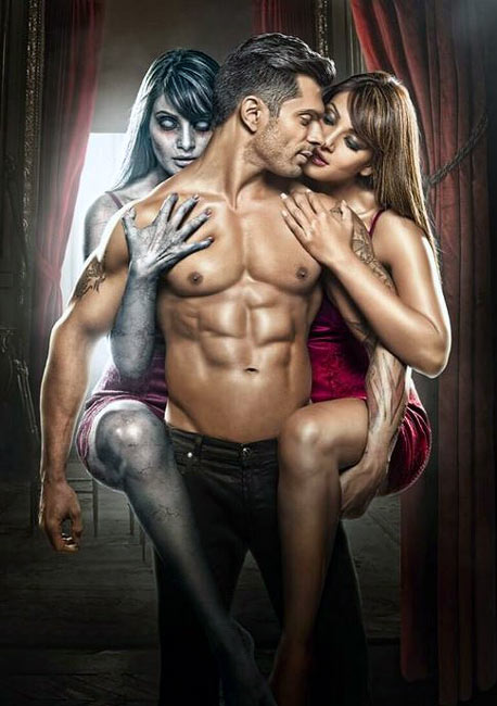 Bipasha Basu and Karan Singh Grover in Alone