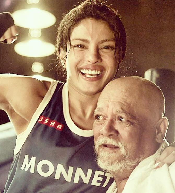 Priyanka Chopra and Sunil Thapa in Mary Kom