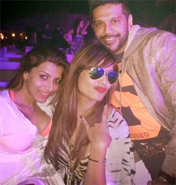 Mubina Rattonsey, Bipasha Basu and Rocky S