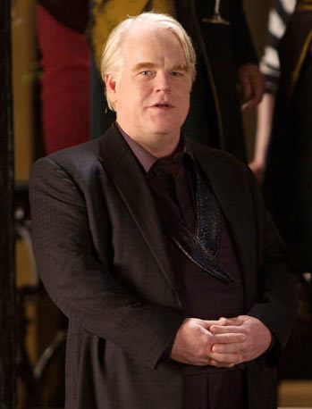 Philip Seymour Hoffman in The Hunger Games: Catching Fire
