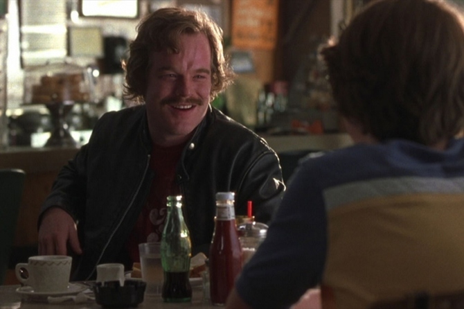 Philip Seymour Hoffman in Almost Famous.