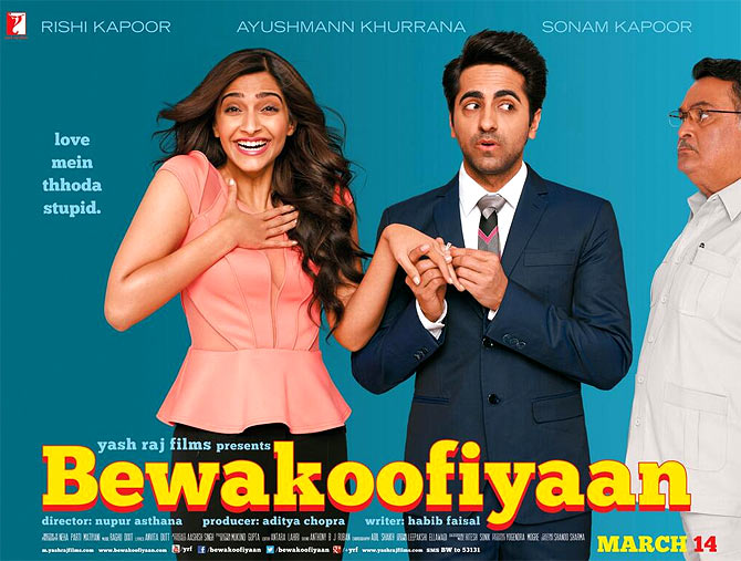 Movie poster of Bewakoofiyaan
