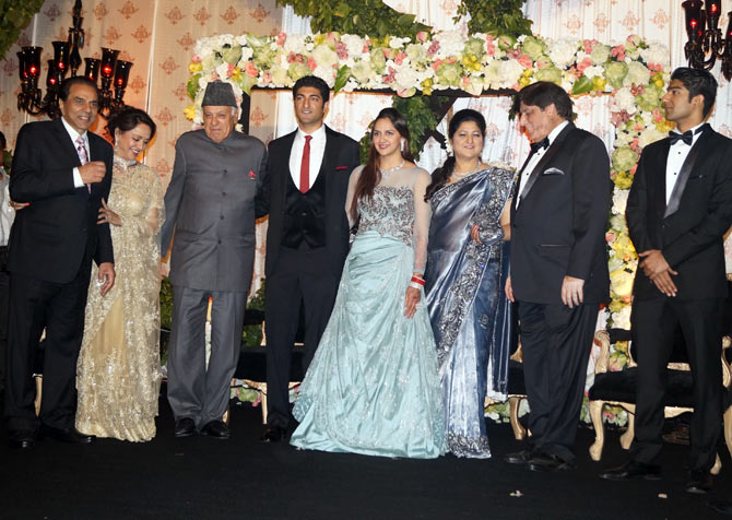 Dr Farooq Abdullah with the family