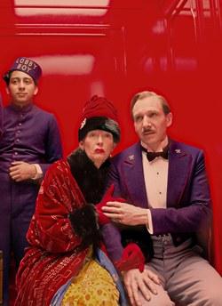 A scene from The Grand Budapest Hotel