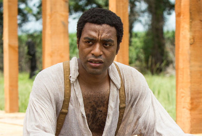 Chiwetel Ejiofor in 12 Years A Slave, inset: Steve McQueen