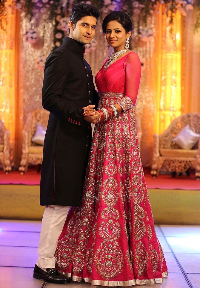 Ravi Dubey with wife Sargun Mehta