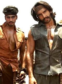 Arjun Kapoor and Ranveer Singh in Gunday