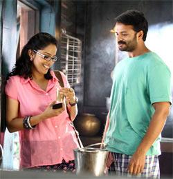 Aparna Gopinath and Jayasurya in Happy Journey