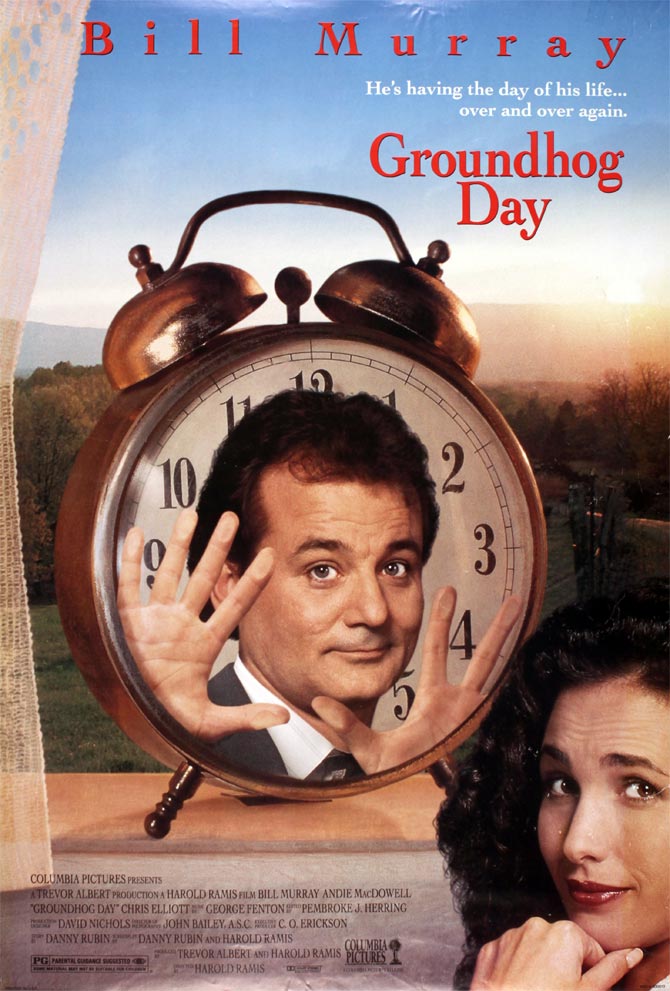Movie poster of Groundhog Day