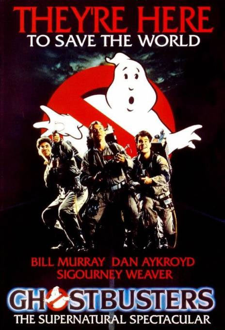 Movie poster of Ghostbusters  