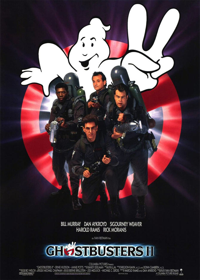 Movie poster of Ghostbusters II